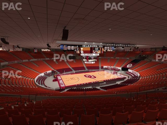 Lloyd Noble Center - Section 209 Seat View