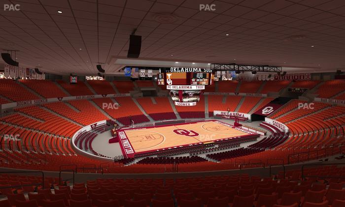 Lloyd Noble Center - Section 209 Seat View