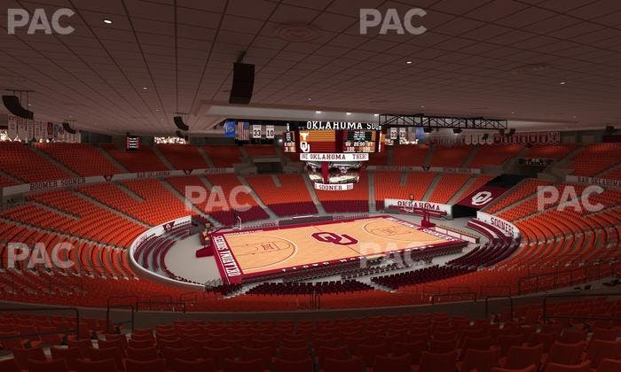 Lloyd Noble Center - Section 209 Seat View