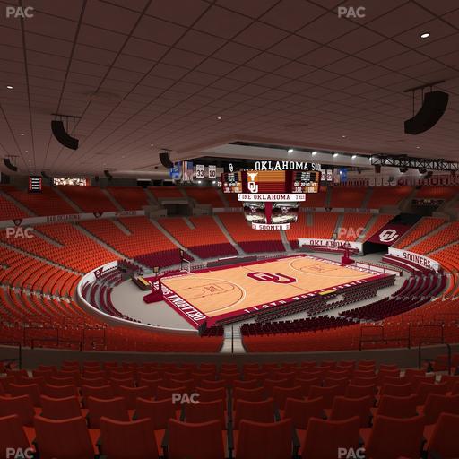 Lloyd Noble Center - Section 210 Seat View
