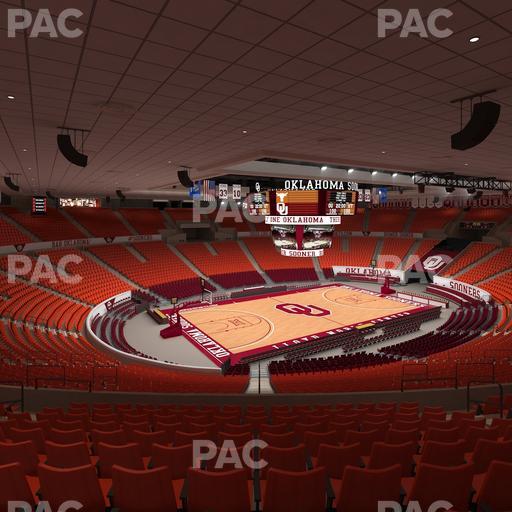 Lloyd Noble Center - Section 210 Seat View