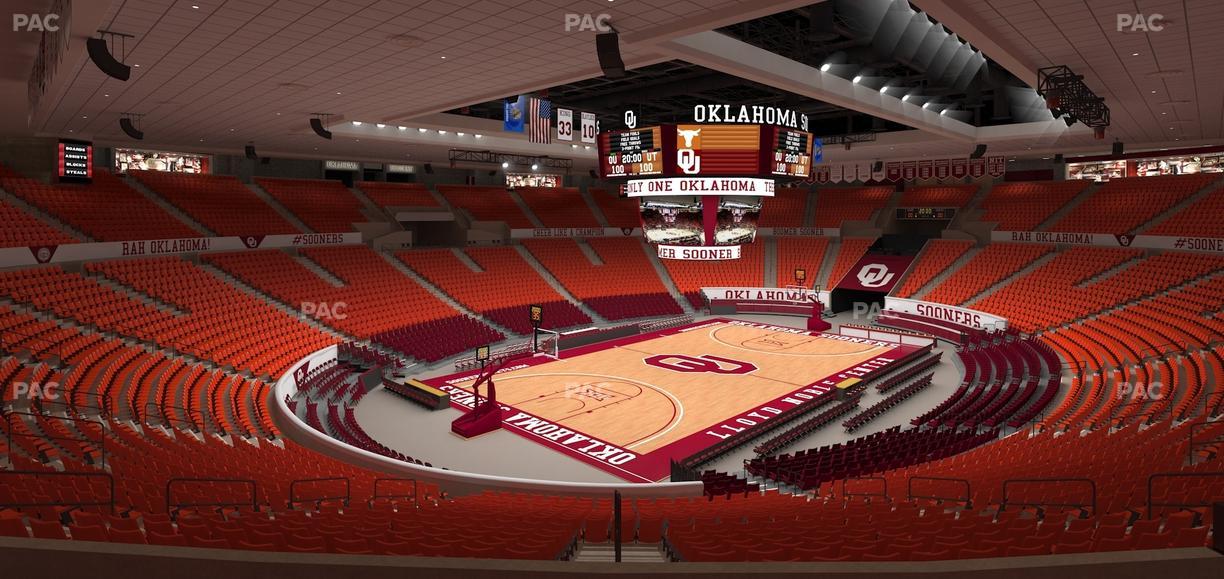 Lloyd Noble Center - Section 211 Seat View
