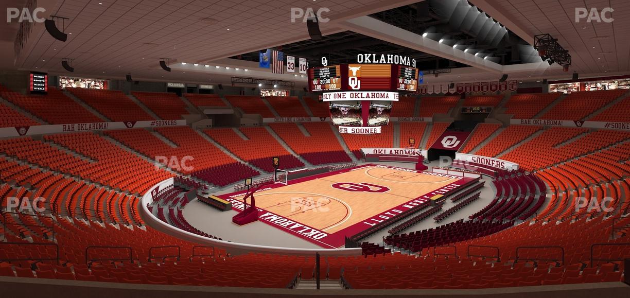 Lloyd Noble Center - Section 211 Seat View