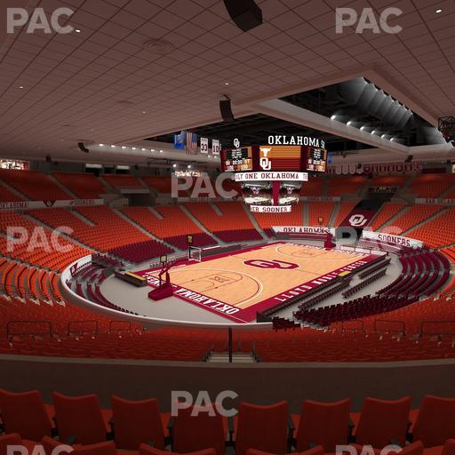 Lloyd Noble Center - Section 211 Seat View