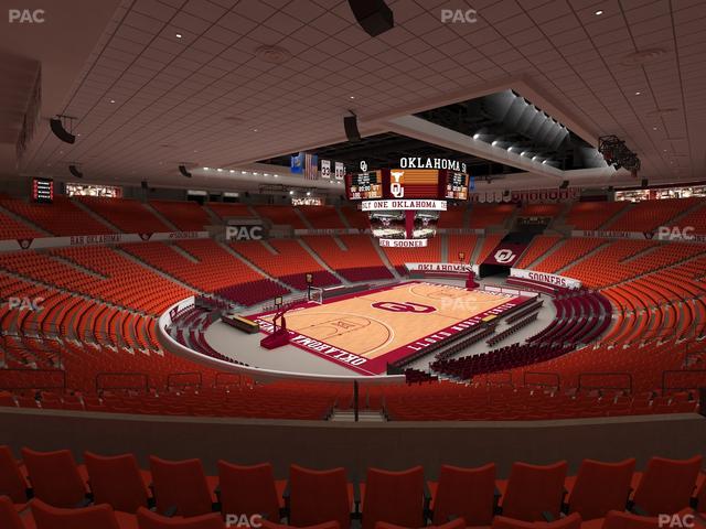 Lloyd Noble Center - Section 211 Seat View