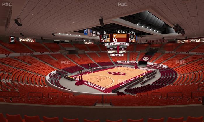 Lloyd Noble Center - Section 211 Seat View