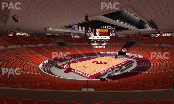 Lloyd Noble Center - Section 211 Seat View