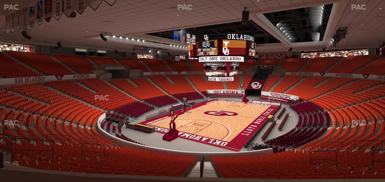 Lloyd Noble Center - Section 212 Seat View