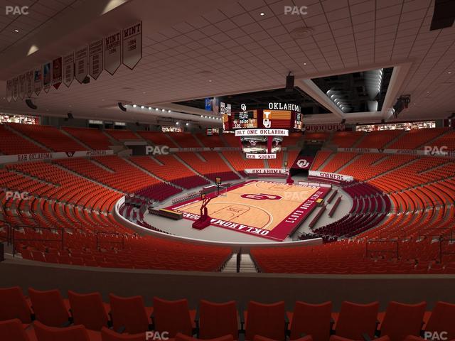 Lloyd Noble Center - Section 212 Seat View