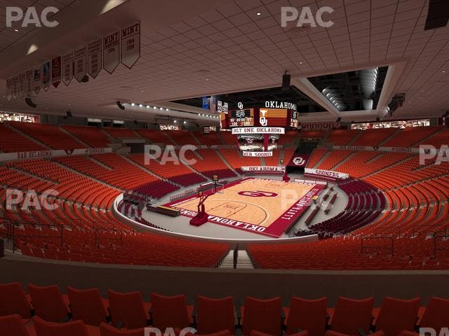 Lloyd Noble Center - Section 212 Seat View