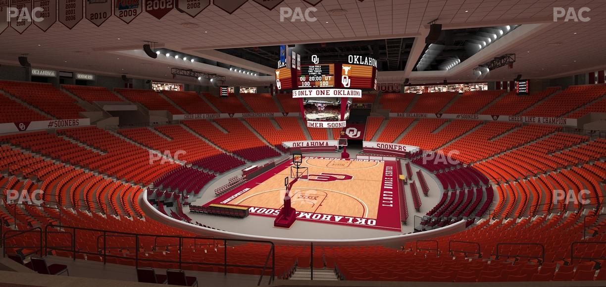 Lloyd Noble Center - Section 213 Seat View
