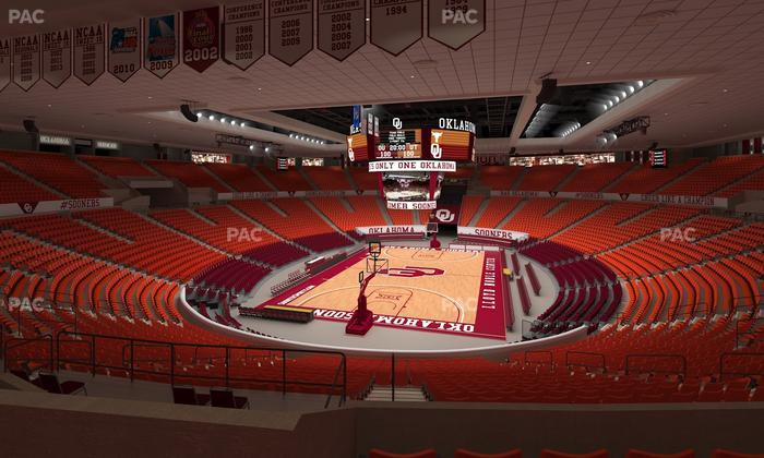 Lloyd Noble Center - Section 213 Seat View