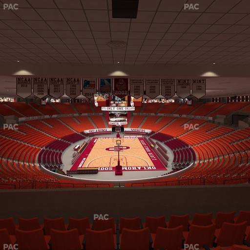 Lloyd Noble Center - Section 214 Seat View