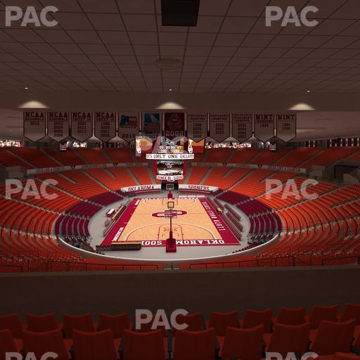 Lloyd Noble Center - Section 214 Seat View