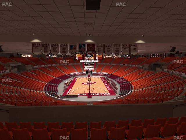 Lloyd Noble Center - Section 214 Seat View