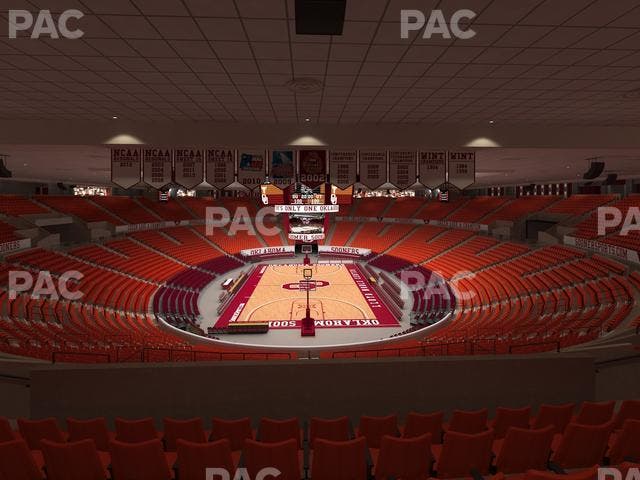 Lloyd Noble Center - Section 214 Seat View