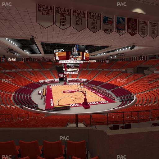 Lloyd Noble Center - Section 215 Seat View