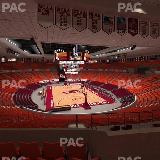 Lloyd Noble Center - Section 215 Seat View