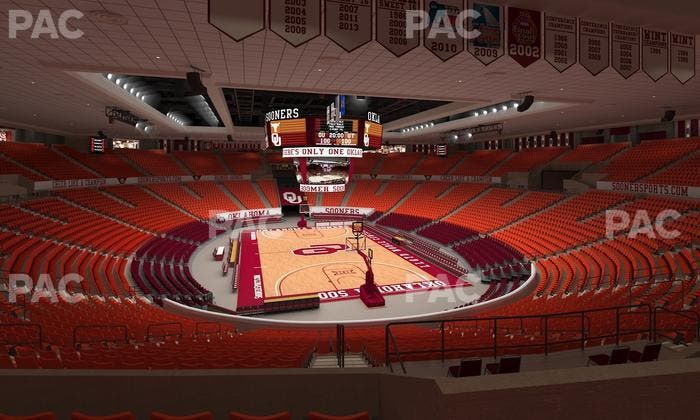 Lloyd Noble Center - Section 215 Seat View