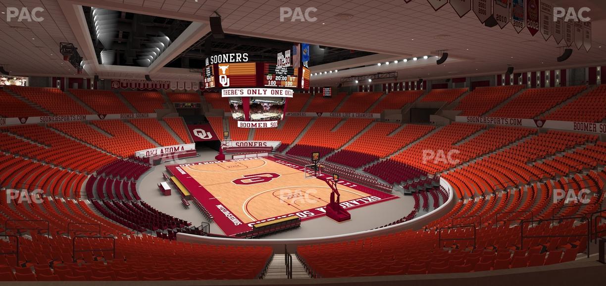 Lloyd Noble Center - Section 216 Seat View