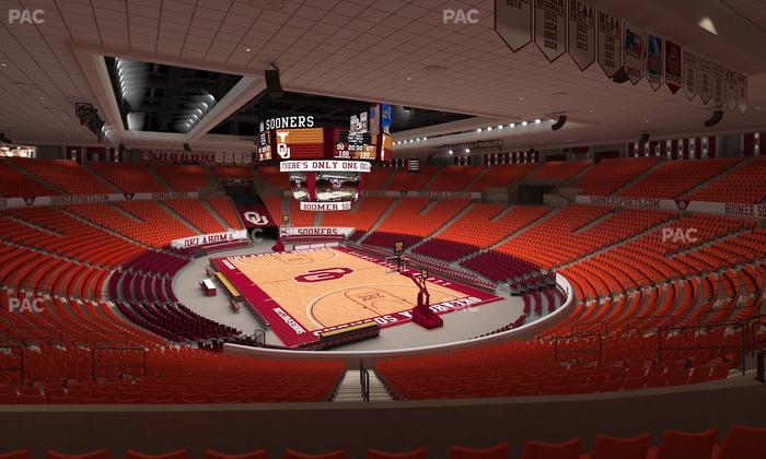 Lloyd Noble Center - Section 216 Seat View