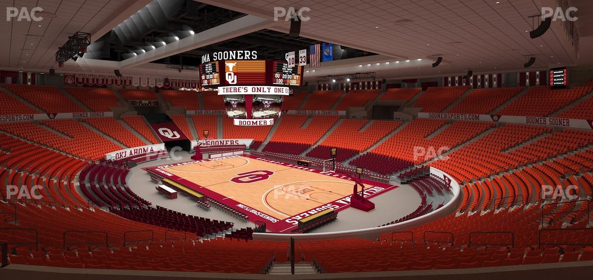 Lloyd Noble Center - Section 217 Seat View