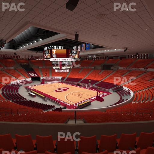 Lloyd Noble Center - Section 217 Seat View