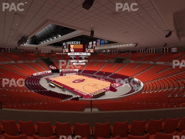 Lloyd Noble Center - Section 217 Seat View
