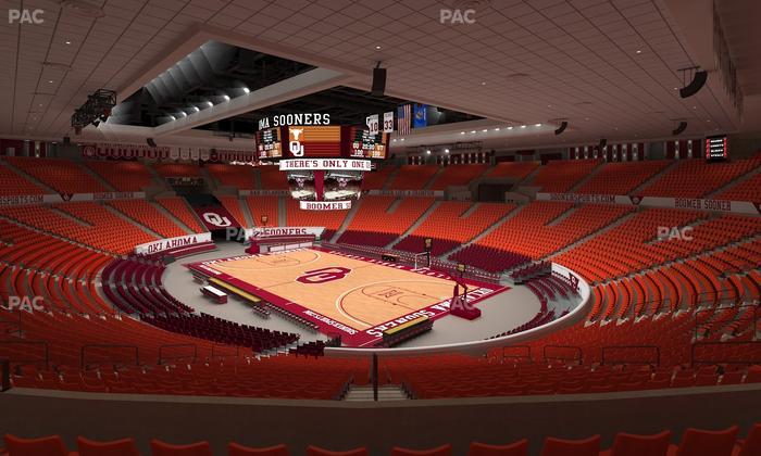 Lloyd Noble Center - Section 217 Seat View
