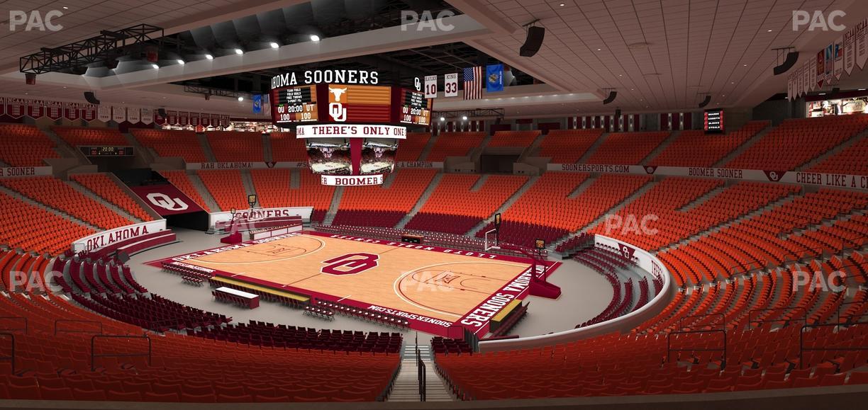 Lloyd Noble Center - Section 218 Seat View