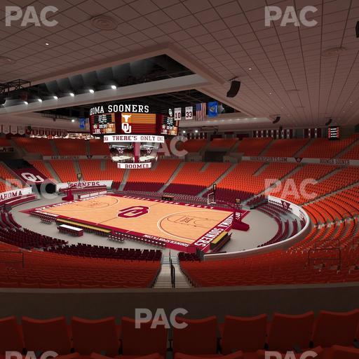 Lloyd Noble Center - Section 218 Seat View