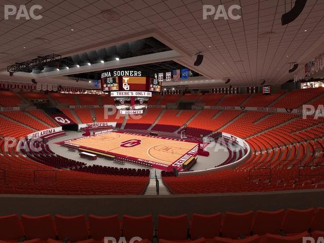Lloyd Noble Center - Section 218 Seat View