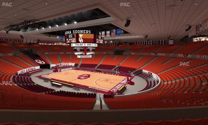 Lloyd Noble Center - Section 218 Seat View