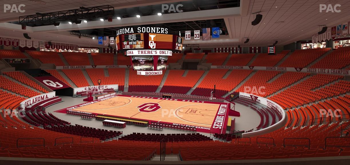 Lloyd Noble Center - Section 219 Seat View