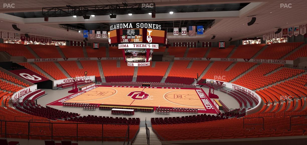 Lloyd Noble Center - Section 220 Seat View