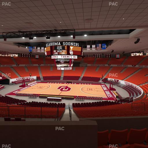 Lloyd Noble Center - Section 220 Seat View
