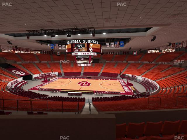 Lloyd Noble Center - Section 220 Seat View