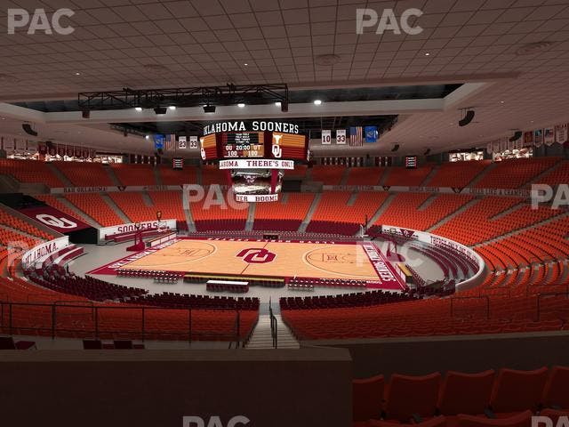 Lloyd Noble Center - Section 220 Seat View