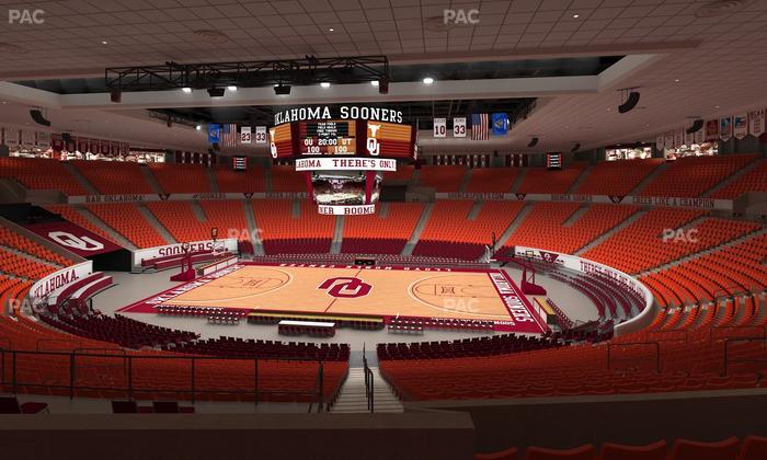 Lloyd Noble Center - Section 220 Seat View