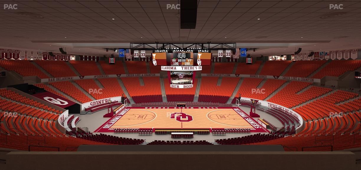 Lloyd Noble Center - Section 221 Seat View