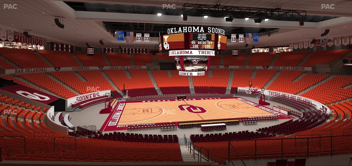 Lloyd Noble Center - Section 222 Seat View