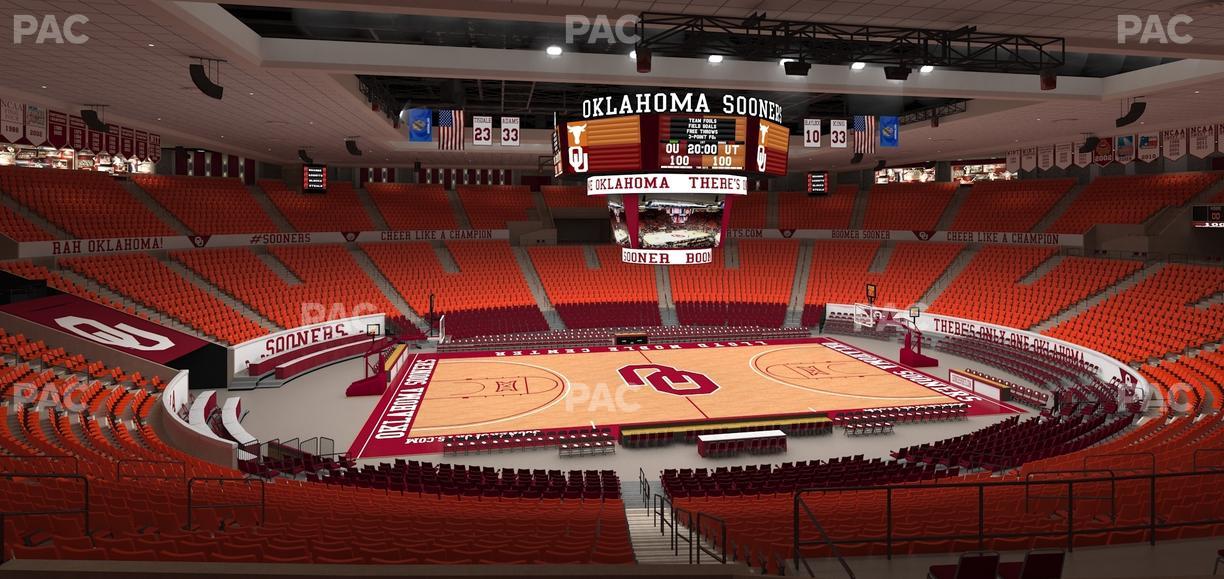 Lloyd Noble Center - Section 222 Seat View