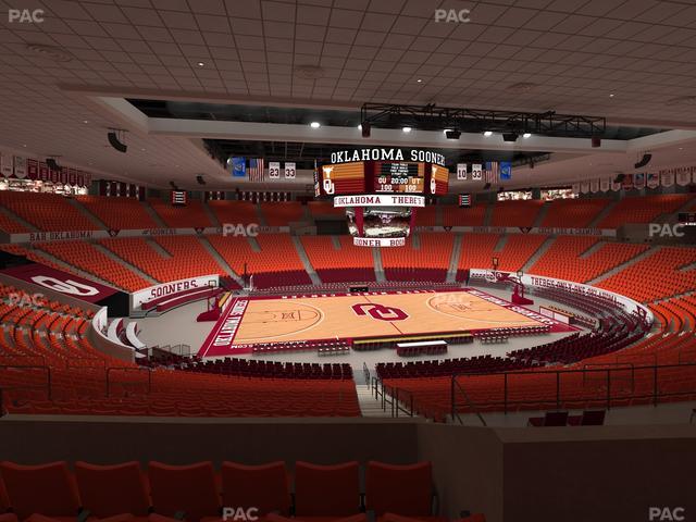 Lloyd Noble Center - Section 222 Seat View
