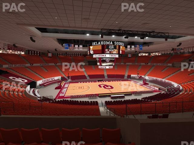 Lloyd Noble Center - Section 222 Seat View
