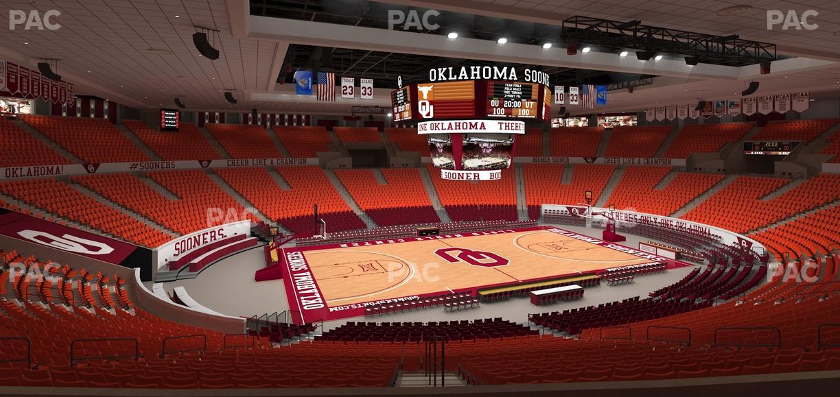 Lloyd Noble Center - Section 223 Seat View