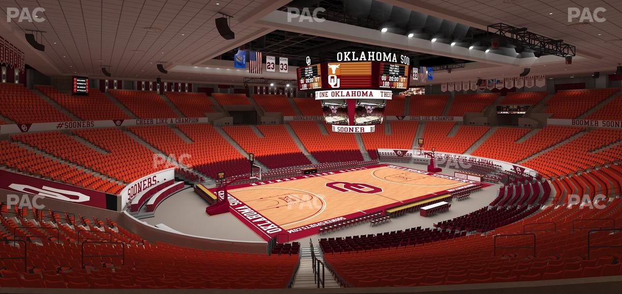 Lloyd Noble Center - Section 224 Seat View