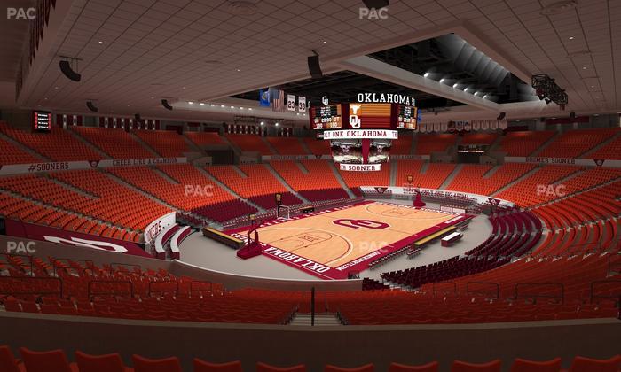 Lloyd Noble Center - Section 225 Seat View