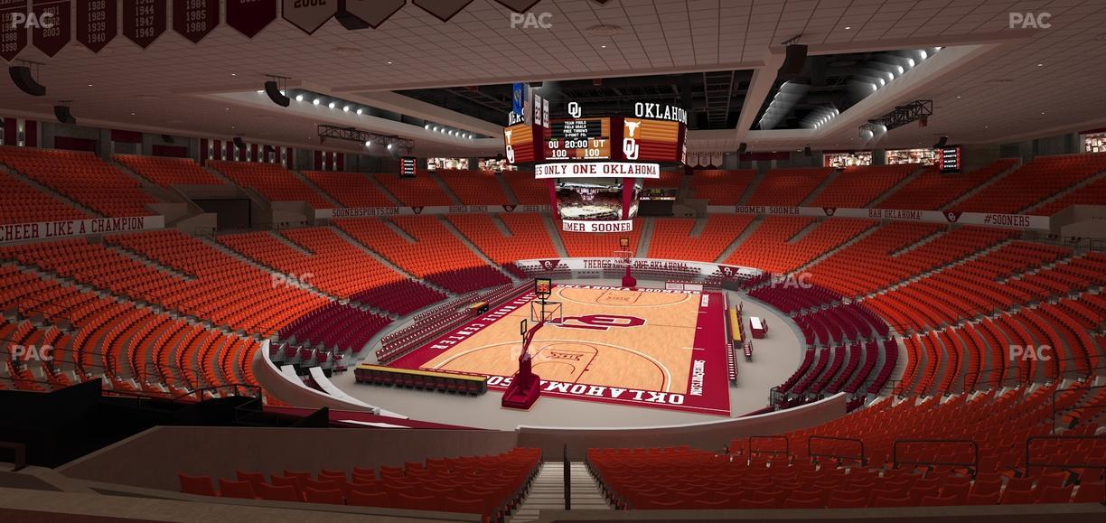 Lloyd Noble Center - Section 227 Seat View