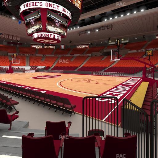 Lloyd Noble Center - Section F 1 Seat View