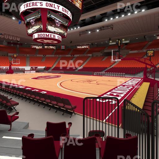 Lloyd Noble Center - Section F 1 Seat View